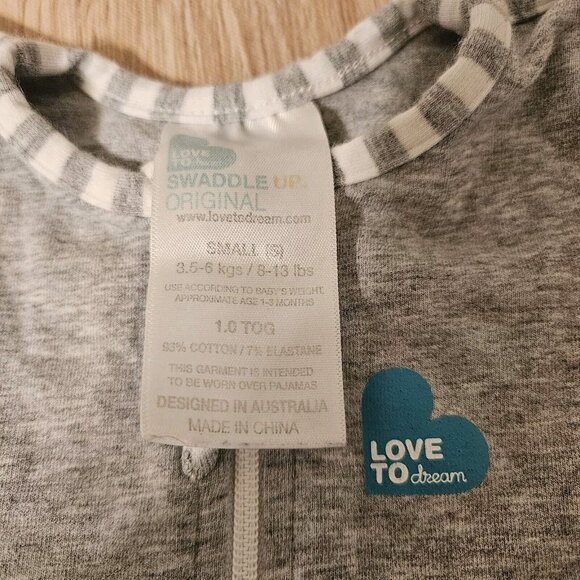 LOT OF 2 Love to Dream Swaddle UP Original Gray S 8-13lbs Pink M 13-19lbs Girls - Picture 3 of 5